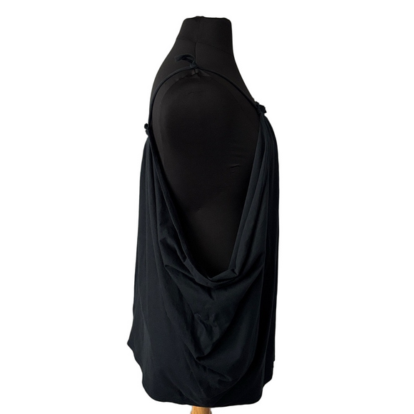 Free People Beach Black Oversized Swim Cover-Up size L - Picture 4 of 8